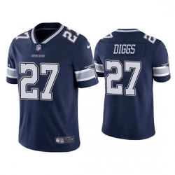 Mens Dallas Cowboys 27 Trevon Diggs Navy Vapor Limited Jersey