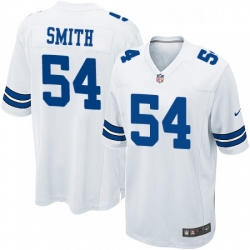 Mens Nike Dallas Cowboys 54 Jaylon Smith Game White NFL Jersey