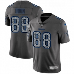 Mens Nike Dallas Cowboys 88 Michael Irvin Gray Static Vapor Untouchable Limited NFL Jersey