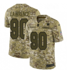 Mens Nike Dallas Cowboys 90 Demarcus Lawrence Limited Camo 2018 Salute to Service NFL Jersey