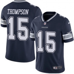 Nike Cowboys #15 Deonte Thompson Navy Blue Team Color Mens Stitched NFL Vapor Untouchable Limited Jersey