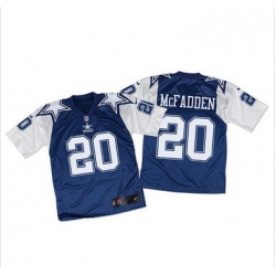 Nike Cowboys #20 Darren McFadden Navy BlueWhite Throwback Mens Stitched NFL Elite Jersey