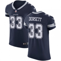 Nike Cowboys #33 Tony Dorsett Navy Blue Team Color Mens Stitched NFL Vapor Untouchable Elite Jersey