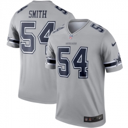 Nike Cowboys 54 Jaylon Smith Gray Inverted Legend Jersey