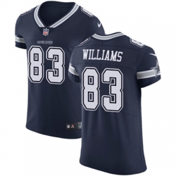 Nike Cowboys #83 Terrance Williams Navy Blue Team Color Mens Stitched NFL Vapor Untouchable Elite Jersey