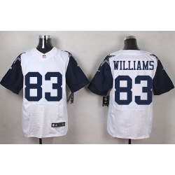 Nike Cowboys #83 Terrance Williams White Mens Stitched NFL Elite Rush Jerseys