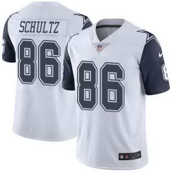 Nike Cowboys 86 Dalton Schultz White Color Rush Limited Jersey