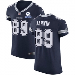 Nike Cowboys 89 Blake Jarwin Navy Blue Team Color Men Stitched With Established In 1960 Patch NFL Vapor Untouchable Elite Jersey