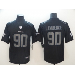 Nike Cowboys 90 DeMarcus Lawrence Black Impact Rush Limited Jersey