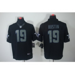 Nike Dallas Cowboys 19 Miles Austin Black Limited Impact NFL Jersey