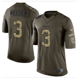 Nike Dallas Cowboys #3 Brandon Weeden Green Men 27s Stitched NFL Limited Jersey