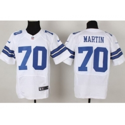 Nike Dallas Cowboys 70 Zack Martin White Elite NFL Jersey