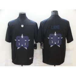 Nike Dallas Cowboys 88 Ceedee Lamb Black Shadow Logo Limited Jersey