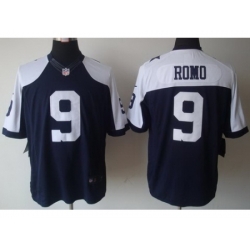 Nike Dallas Cowboys 9 Tony Romo Blue LIMITED Thankgivings NFL Jersey