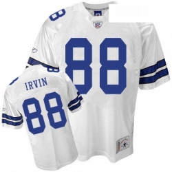 Reebok Dallas Cowboys 88 Michael Irvin Replica White Legend Throwback NFL Jersey