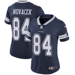 Nike Cowboys #84 Jay Novacek Navy Blue Womens Team Color Vapor Untouchable Limited Player NFL Jersey