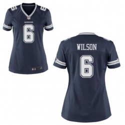 Women Nike Dallas Cowboys Donovan Wilson Blue Vapor Limited Jersey