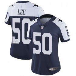 Womens Nike Dallas Cowboys 50 Sean Lee Navy Blue Throwback Alternate Vapor Untouchable Limited Player NFL Jersey