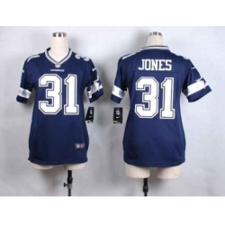 nike women nfl jerseys dallas cowboys 31 jones blue[nike]