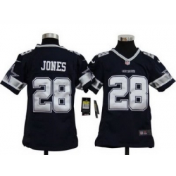 Youth Nike Dallas Cowboys 28# Felix Jones Blue Nike NFL Jerseys