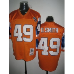 Denver Broncos 49 D.Smith Orange Jersey Throwback