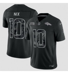 Men Denver Broncos 10 Bo Nix Black F U S E 2026 Salute to Service Limited Stitched Football Jersey Men Denver Broncos 10 Bo Nix Black F U S E 2026 Salute to Service Limited Stitched Football Jersey
