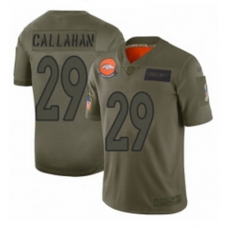 Men Denver Broncos 29 Bryce Callahan Limited Camo 2019 Salute to Service Football Jersey