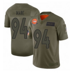 Men Denver Broncos 94 DeMarcus Ware Limited Camo 2019 Salute to Service Football Jersey