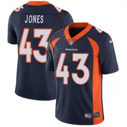 Nike Broncos 43 Joe Jones Navy Blue Alternate Men Stitched NFL Vapor Untouchable Limited Jersey