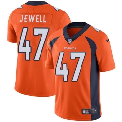 Nike Broncos #47 Josey Jewell Orange Team Color Mens Stitched NFL Vapor Untouchable Limited Jersey