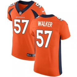 Nike Broncos #57 Demarcus Walker Orange Team Color Mens Stitched NFL Vapor Untouchable Elite Jersey