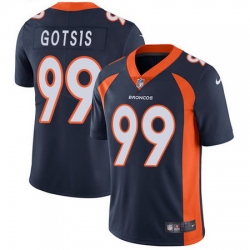 Nike Broncos #99 Adam Gotsis Navy Blue Alternate Mens Stitched NFL Vapor Untouchable Limited Jersey