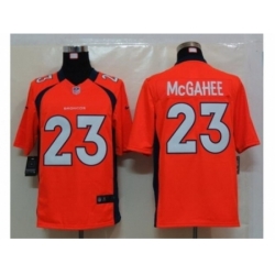 Nike Denver Broncos 23 Willis McGahee orange Limited NFL Jersey