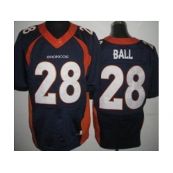 Nike Denver Broncos 28 Montee Ball Blue Elite NFL Jersey