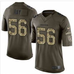 Nike Denver Broncos #56 Shane Ray Green Men 27s Stitched NFL Limited Salute To Service Jersey