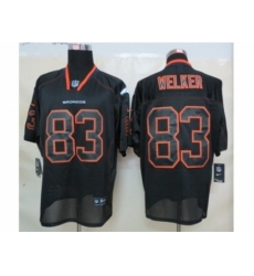 Nike Denver Broncos 83 Wes Welker black Elite lights out NFL Jersey