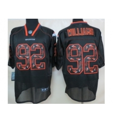 Nike Denver Broncos 92 Sylvester Williams Black Elite Light Out NFL Jersey