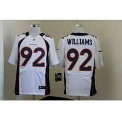 Nike Denver Broncos 92 Sylvester Williams white Elite NFL Jersey