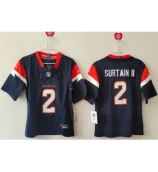 Women Denver Broncos 2 Pat Surtain II Navy 2024 F U S E Throwback Stitched Jersey Women Denver Broncos 2 Pat Surtain II Navy 2024 F U S E Throwback Stitched Jersey