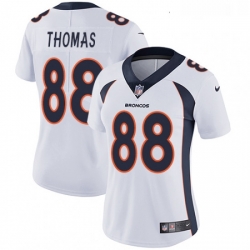 Womens Nike Denver Broncos 88 Demaryius Thomas Elite White NFL Jersey