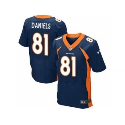 Youth Nike Denver Broncos 81 Owen Daniels Blue NFL Jersey