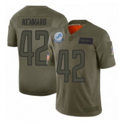 Men Detroit Lions 42 Devon Kennard Limited Camo 2019 Salute to Service Football Jersey