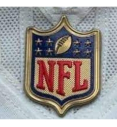 Men Detroit Lions Gold NFL Logo Patch Biaog