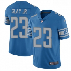 Men Nike Detroit Lions 23 Darius Slay Jr Blue Team Color Vapor Untouchable Limited Player NFL Jersey