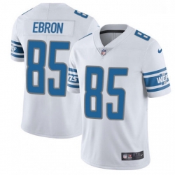 Men Nike Detroit Lions 85 Eric Ebron Limited White Vapor Untouchable NFL Jersey