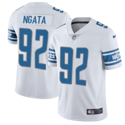 Nike Lions #92 Haloti Ngata White Mens Stitched NFL Limited Jersey