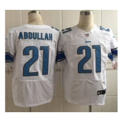 nike nfl jerseys detroit lions 21 abdullah white[Elite][abdullah]