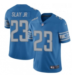 Youth Nike Detroit Lions 23 Darius Slay Jr Blue Team Color Vapor Untouchable Limited Player NFL Jersey