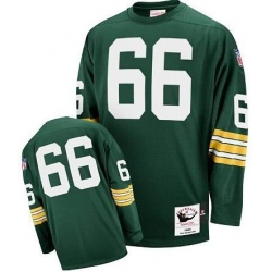 66 Green Bay Packers Ray Nitschke Authentic Throwback MitchellAndNess Jersey