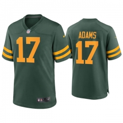 Men Green Bay Packers 17 Davante Adams Green Alternate Limited Jersey